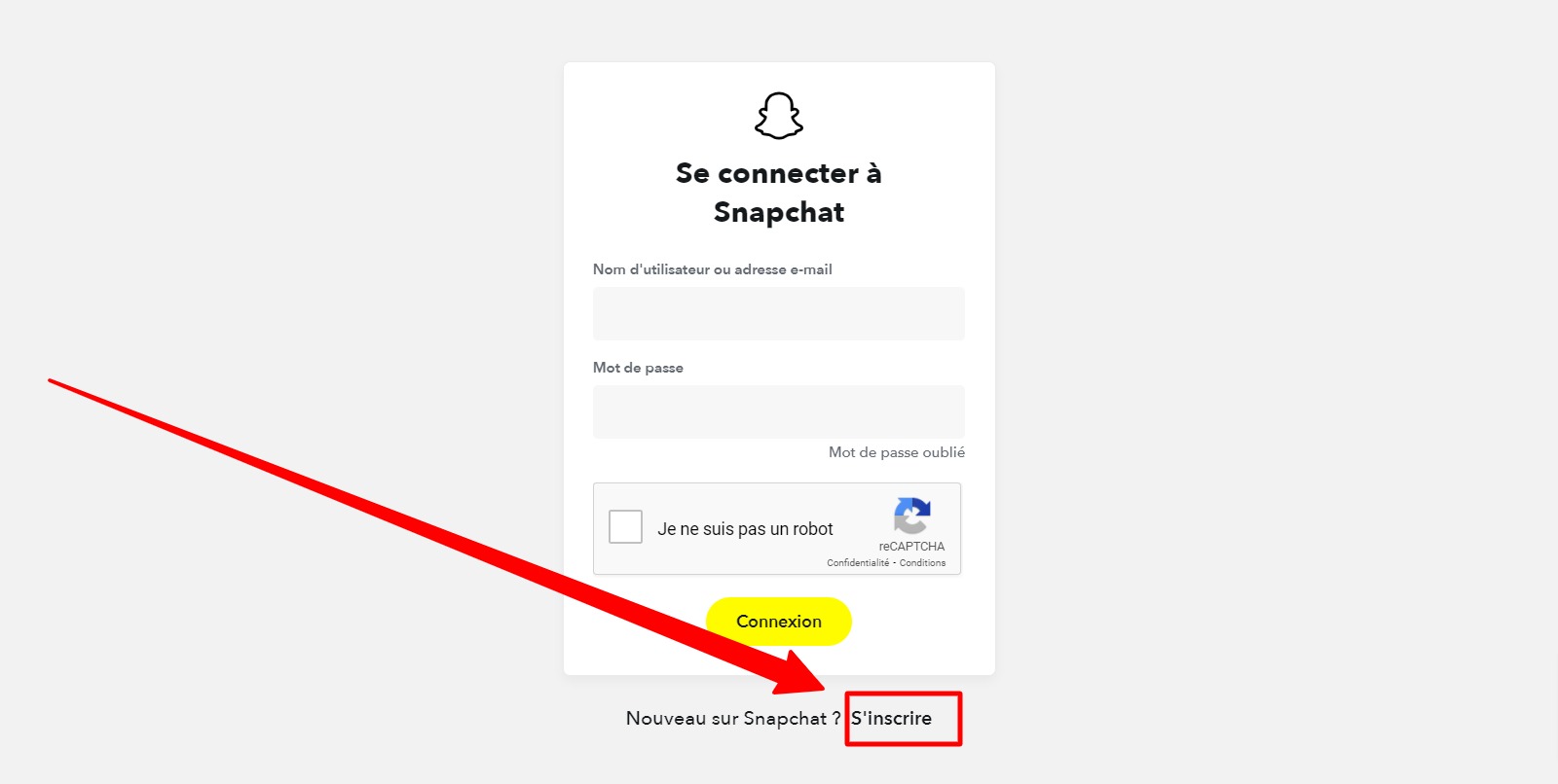 Comment créer un compte Snapchat sur PC / ordinateur